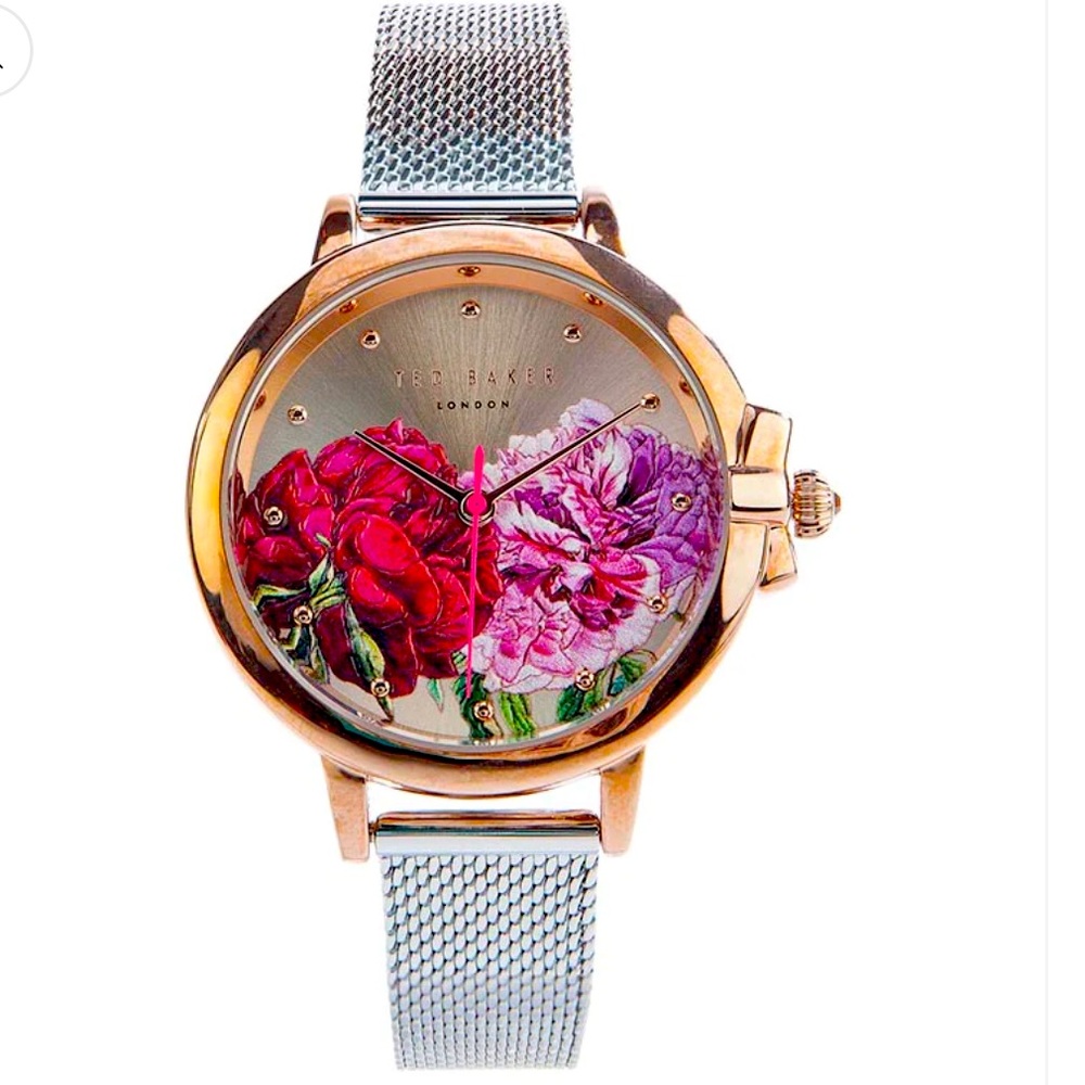 Ted Baker Rose Gold & Silver Ladies Watch